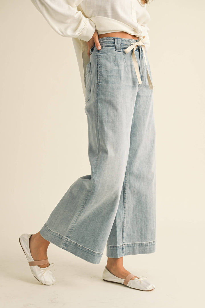 Lola Wide Leg Denim Pant