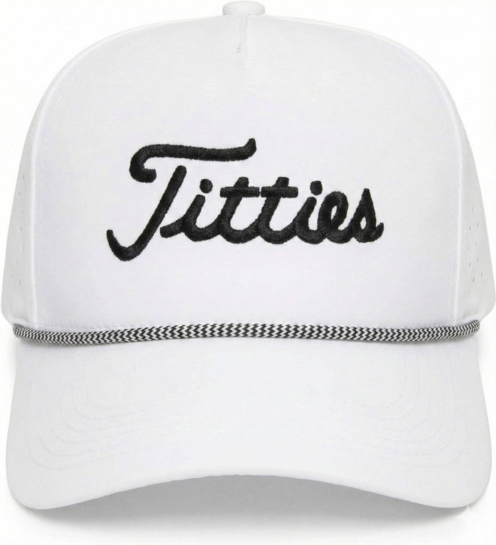 Titties Laser Cut Golf Rope Hat