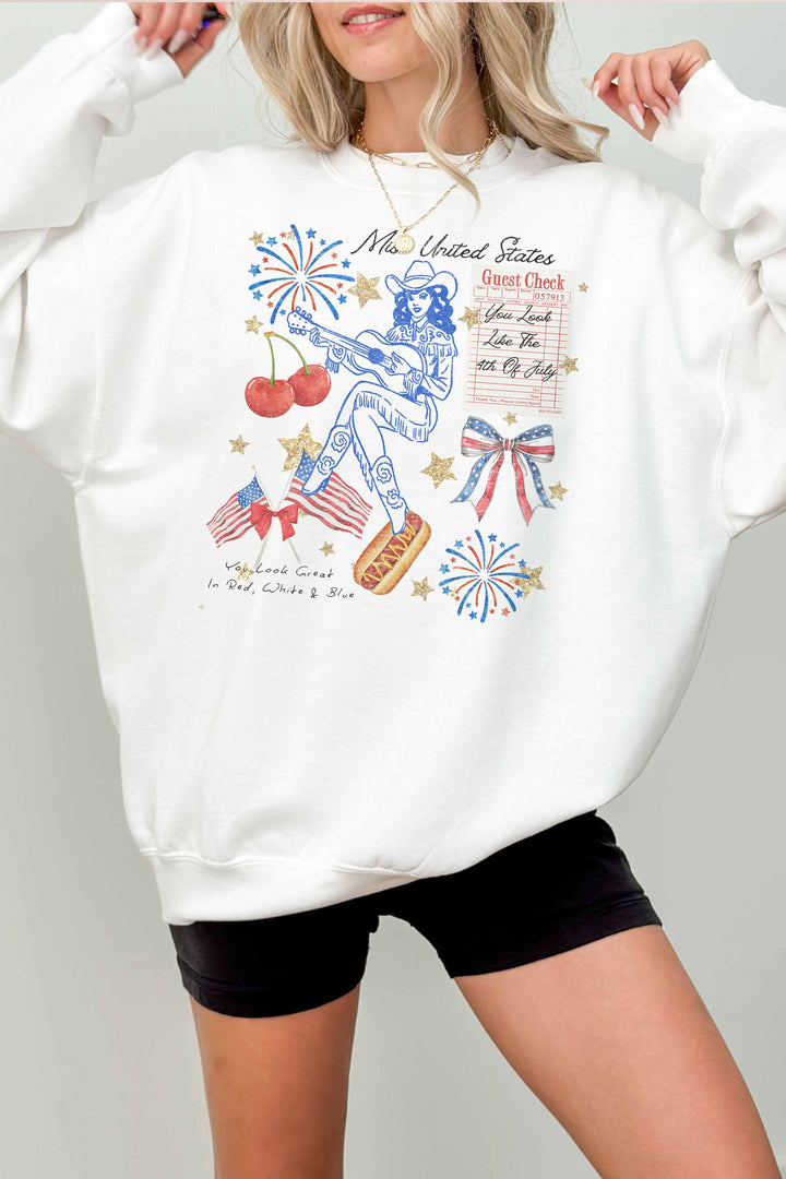 Miss USA Oversized Sweatshirt