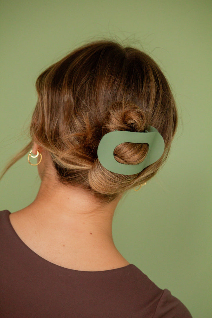 Oval Flat Large Clip
