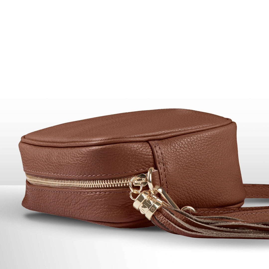 Callie Italian Genuine Calf Leather Crossbody