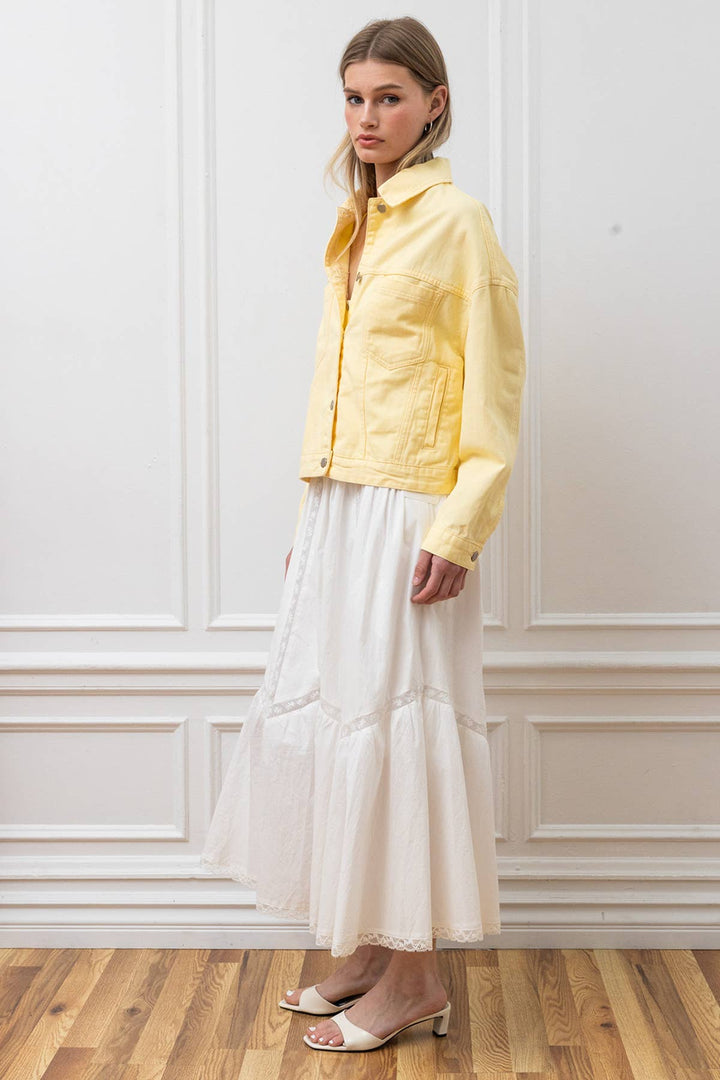 Boyfriend Jacket - Butter Yellow