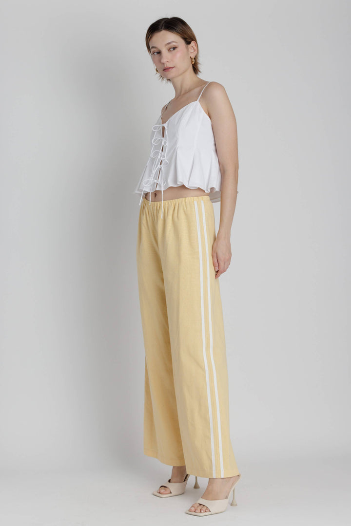 Terrence Linen Stripe Pant