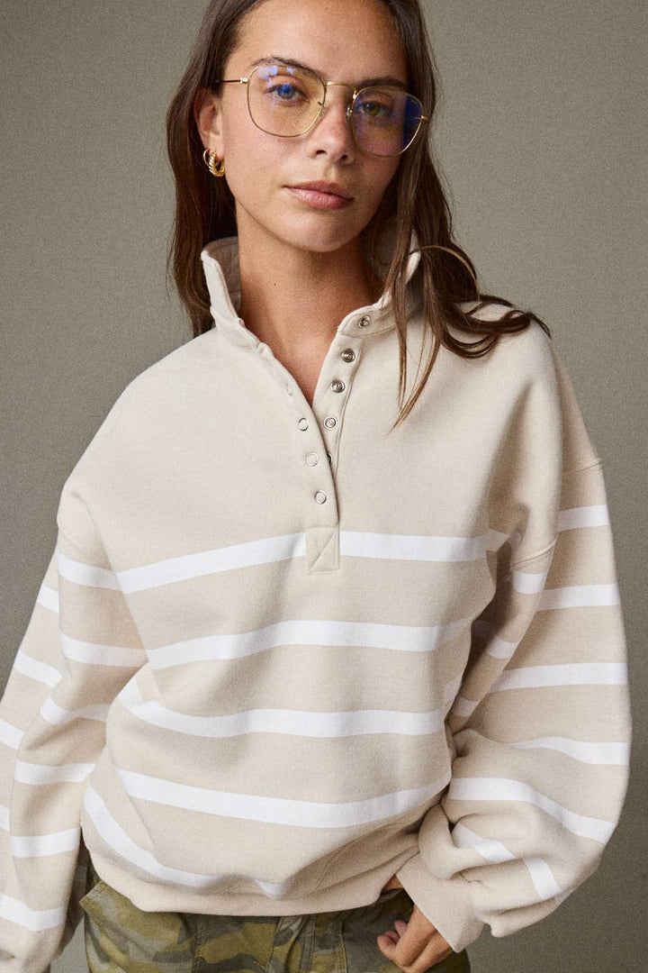 Addison Stripe Pullover