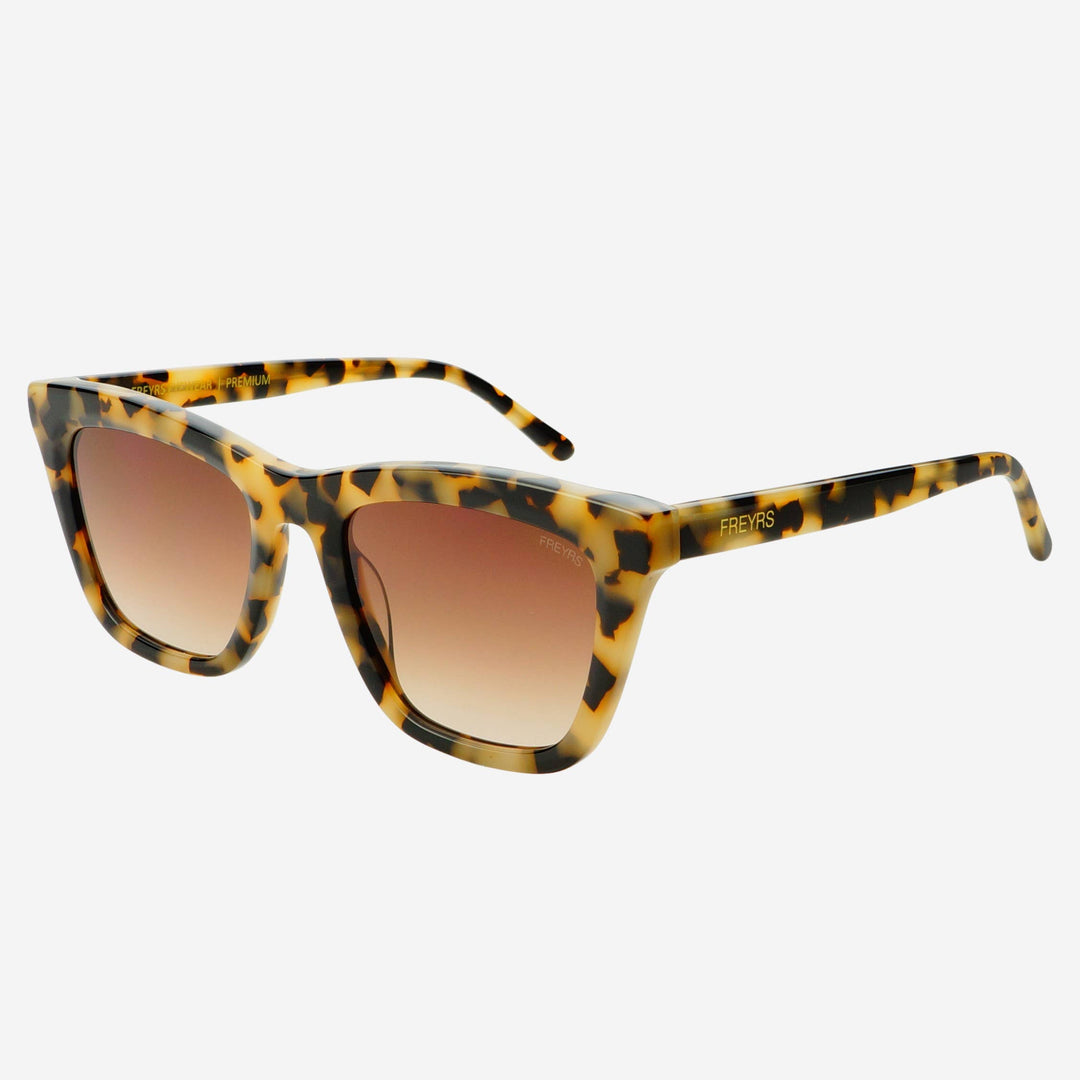 FREYRS Eyewear - Lucy Acetate Womens Cat Eye Sunglasses: Milky Tortoise