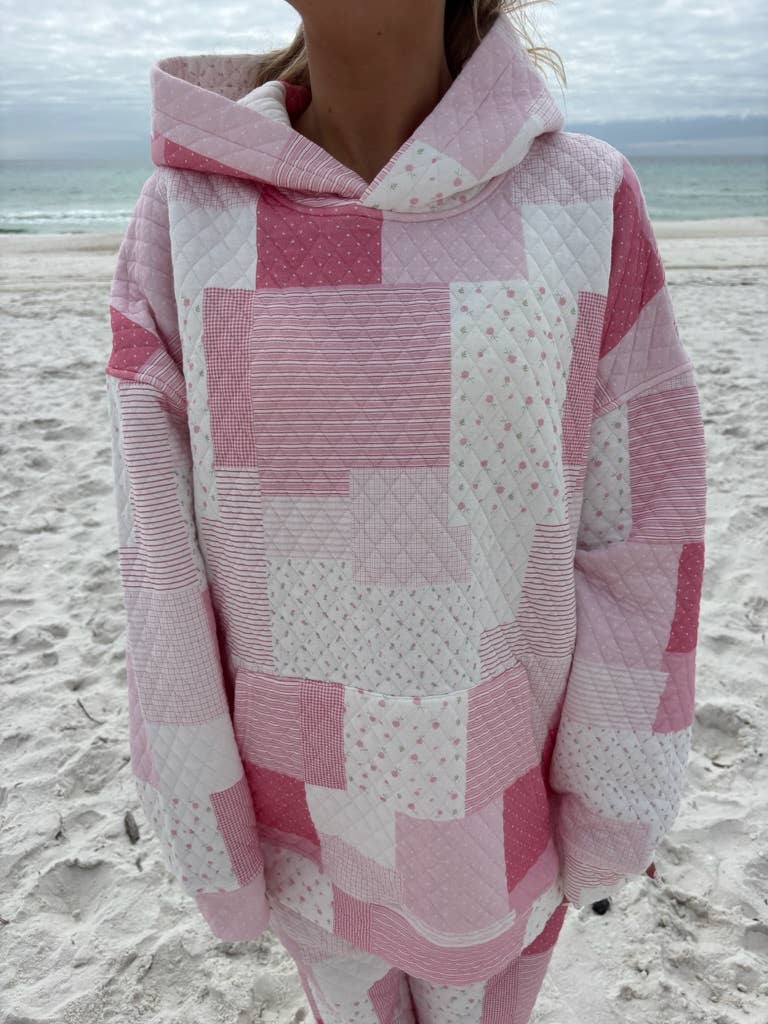 Quilted Margo Patchwork Hoodie