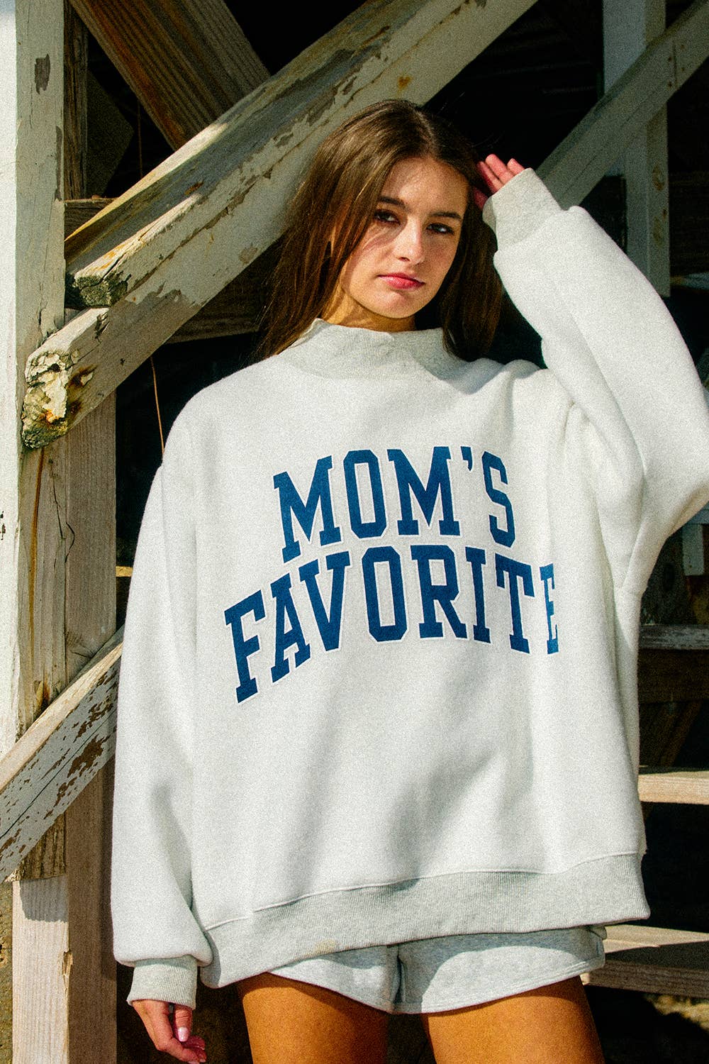 Favorite Reversible Mockneck Sweatshirt
