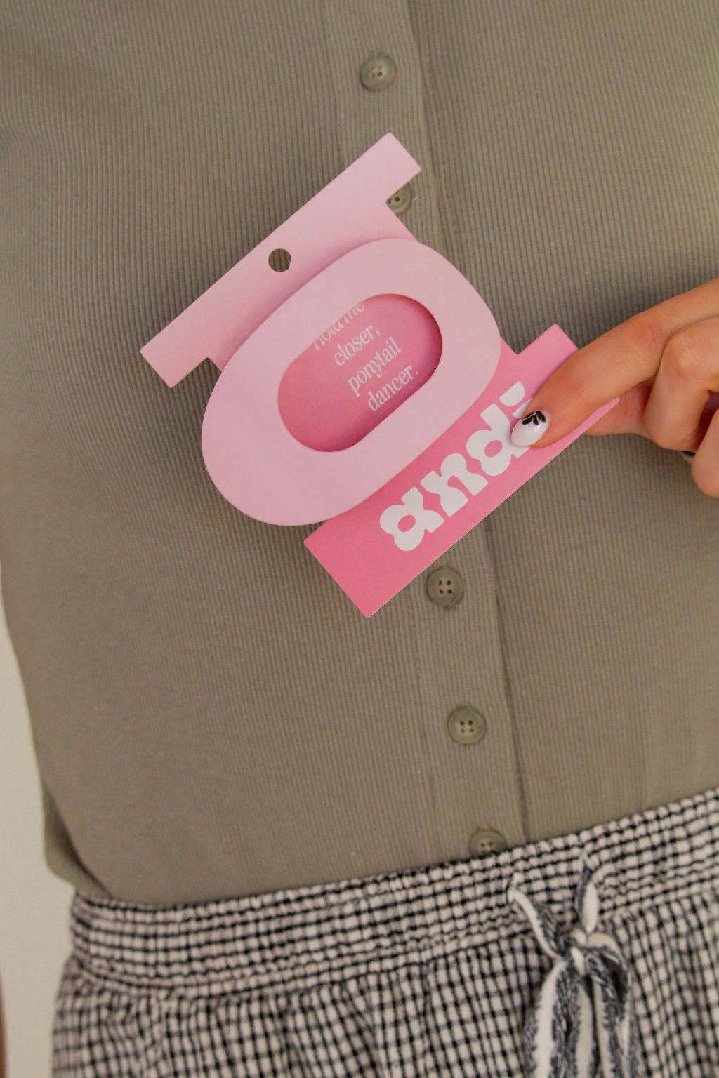 Oval Flat Large Clip