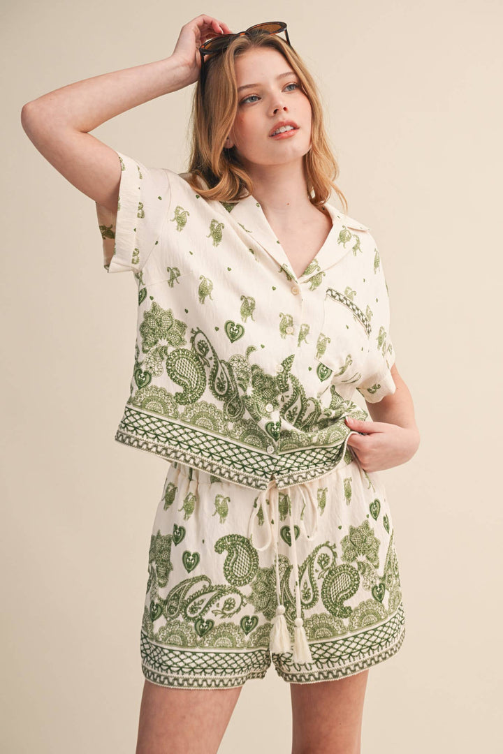 Charlie Paisley 2 Piece Set