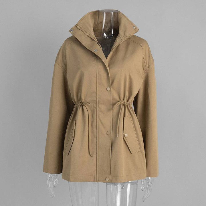 Cinch Cotton Trench Jacket