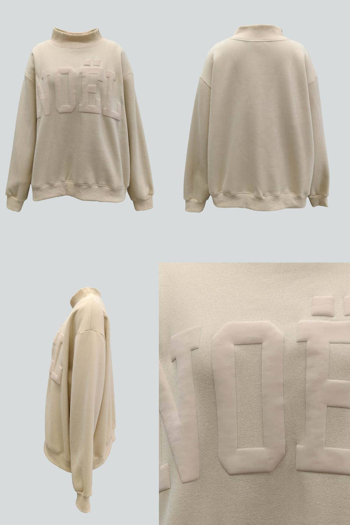 Noel Mock Neck Sweatshirt