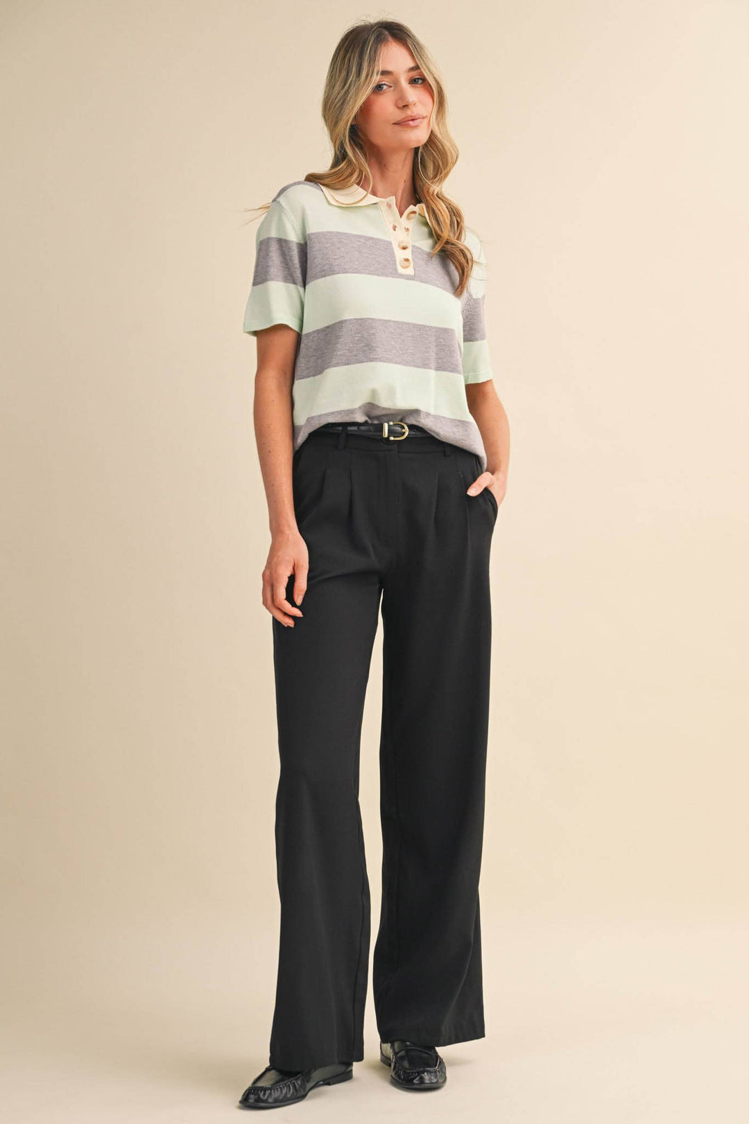 Rachel Knit Polo Short Sleeve