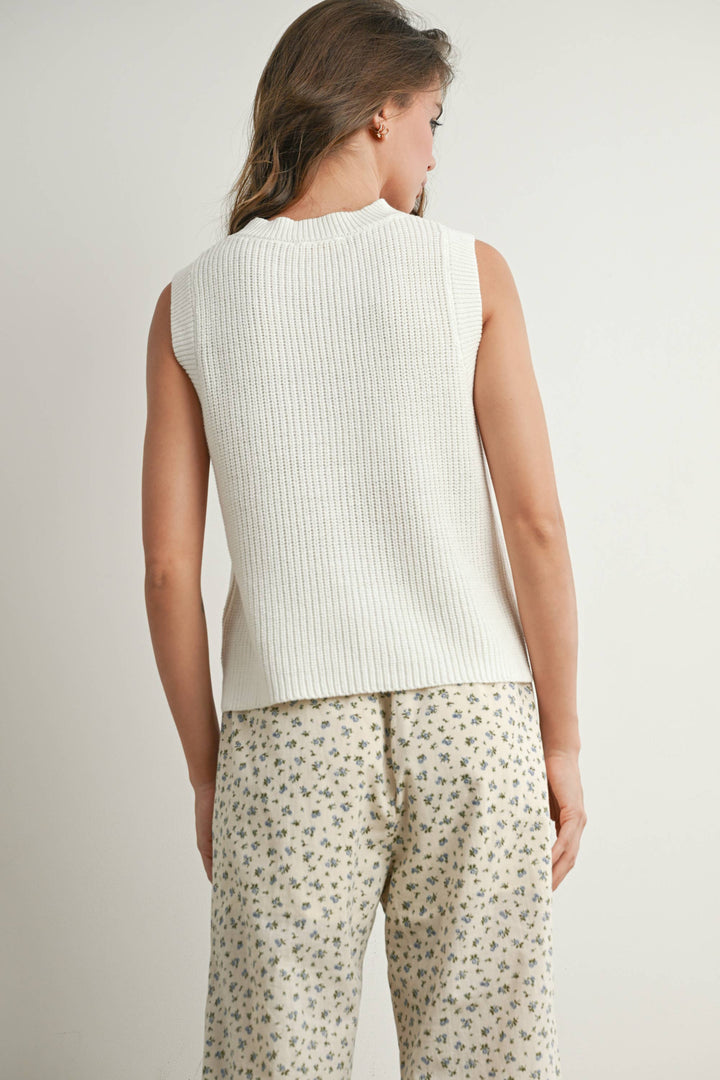 Liberty Flag Sleeveless Sweater