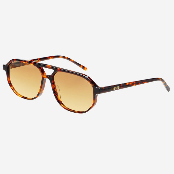 FREYRS Eyewear - Fenix Acetate Unisex Aviator Sunglasses : Brown