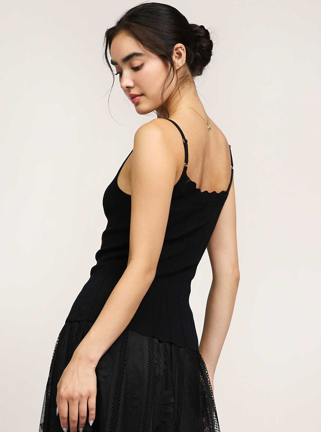 Reef Scalloped Sweater Tank