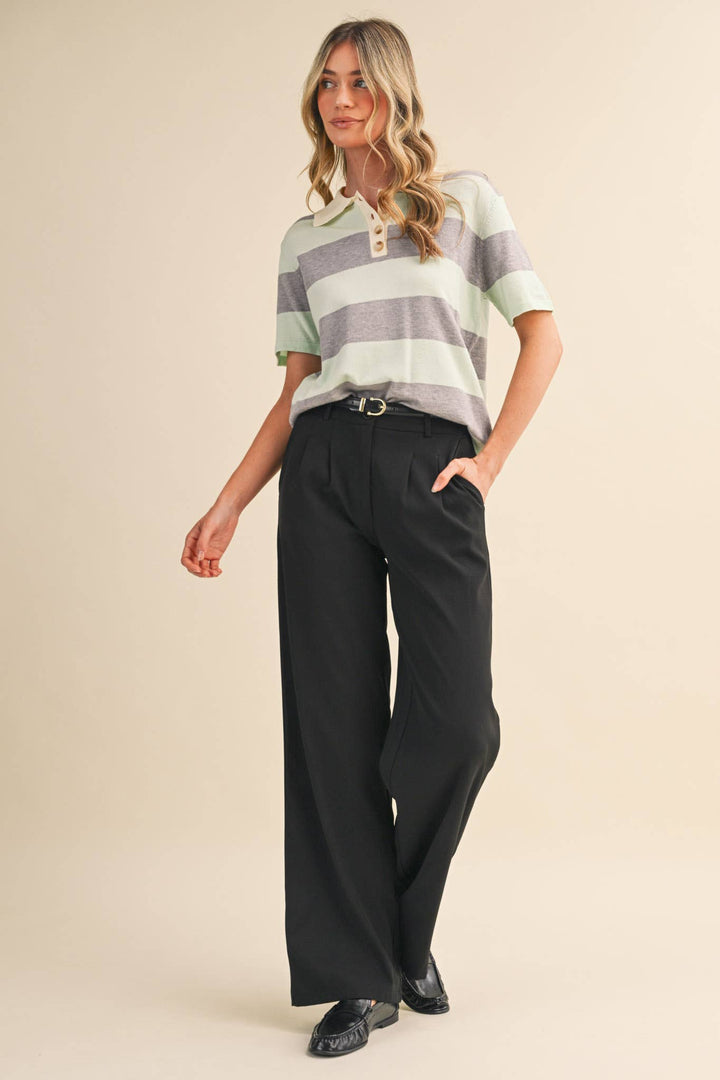 Rachel Knit Polo Short Sleeve