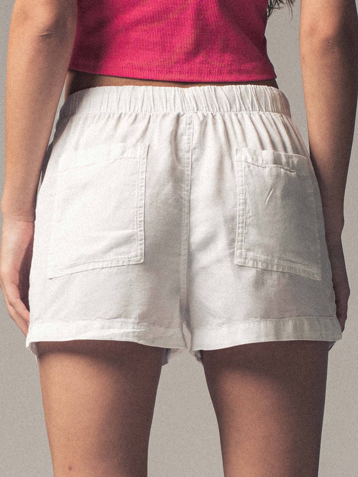 Randi Tencel Patch Pocket Shorts
