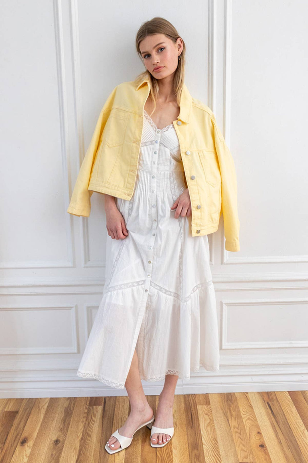 Boyfriend Jacket - Butter Yellow