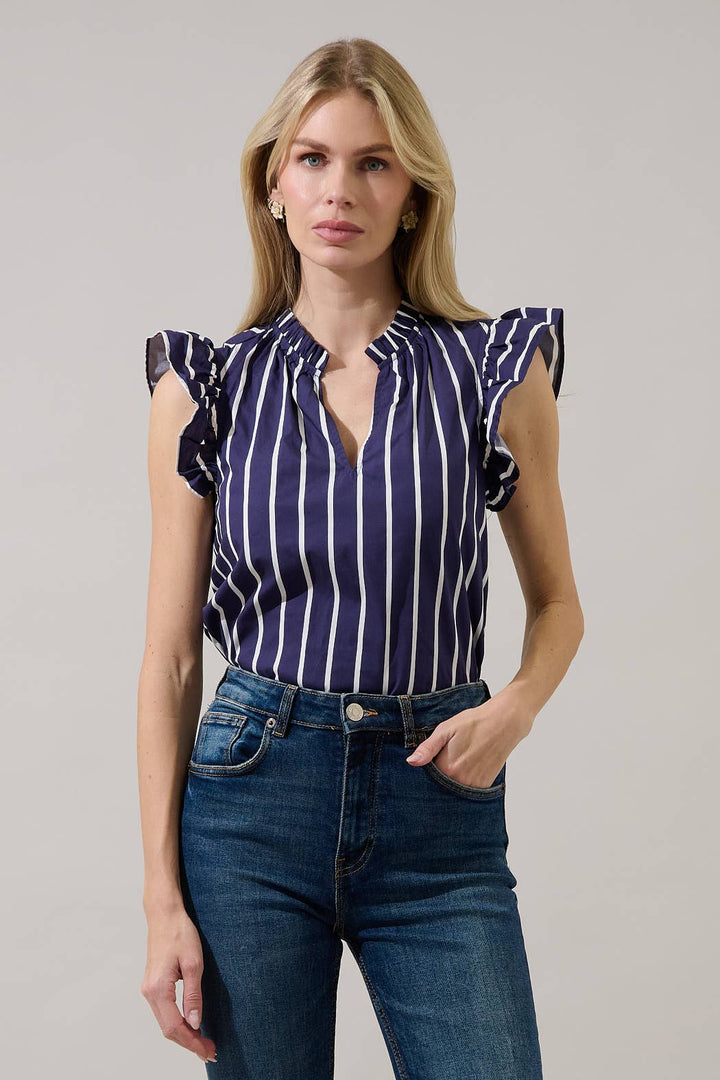Verta Stripe Top