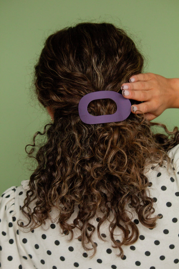 Oval Flat Large Clip