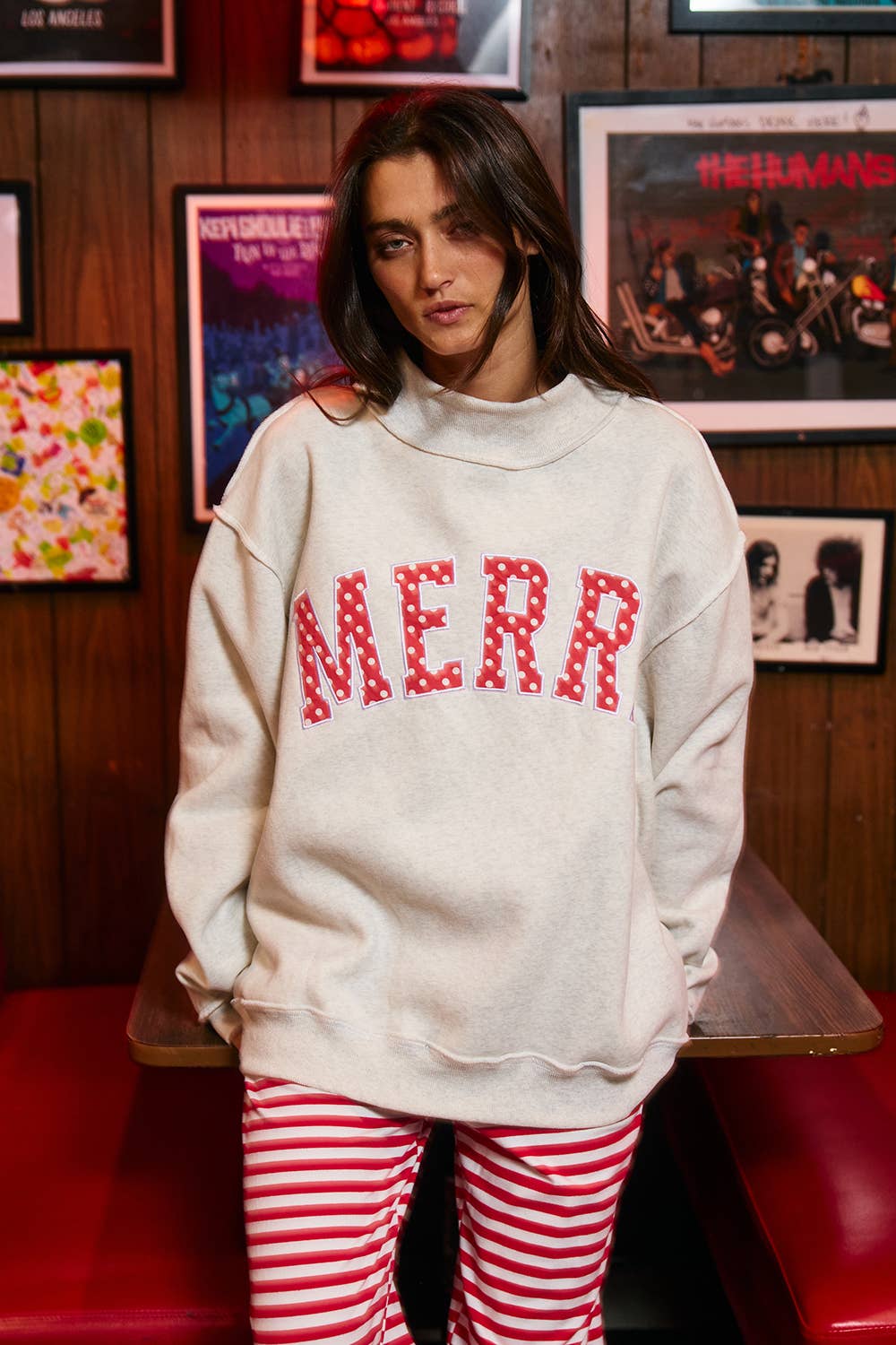 Merry Mockneck Sweatshirt