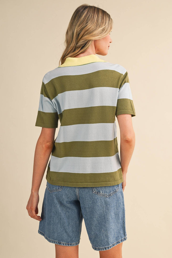 Rachel Knit Polo Short Sleeve