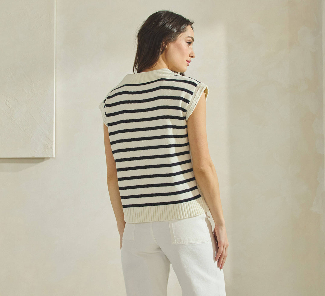 Tabi Collared Sweater Vest