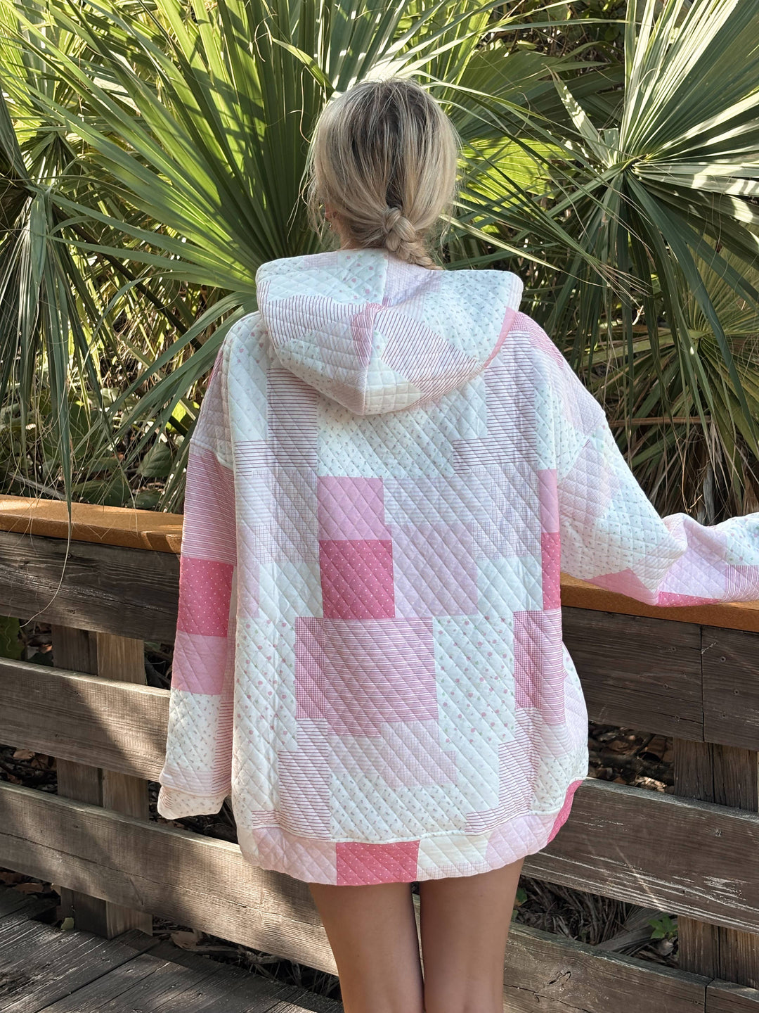 Quilted Margo Patchwork Hoodie