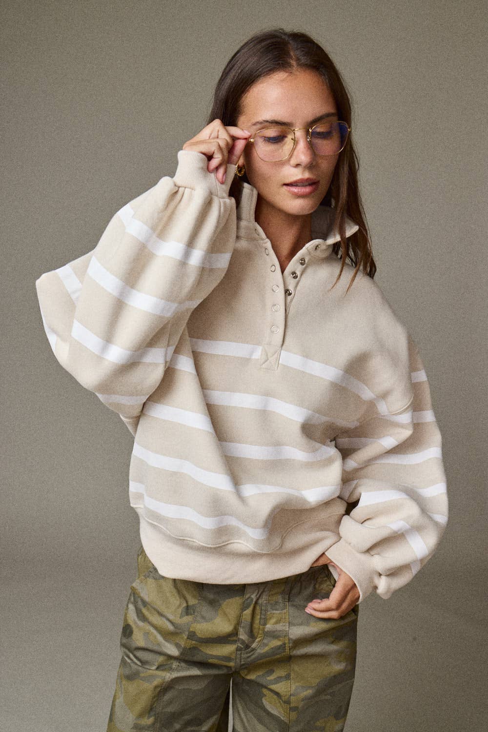 Addison Stripe Pullover