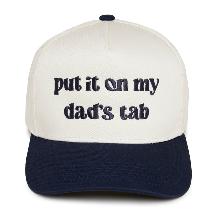 Put it on my Dad's Tab Navy Hat