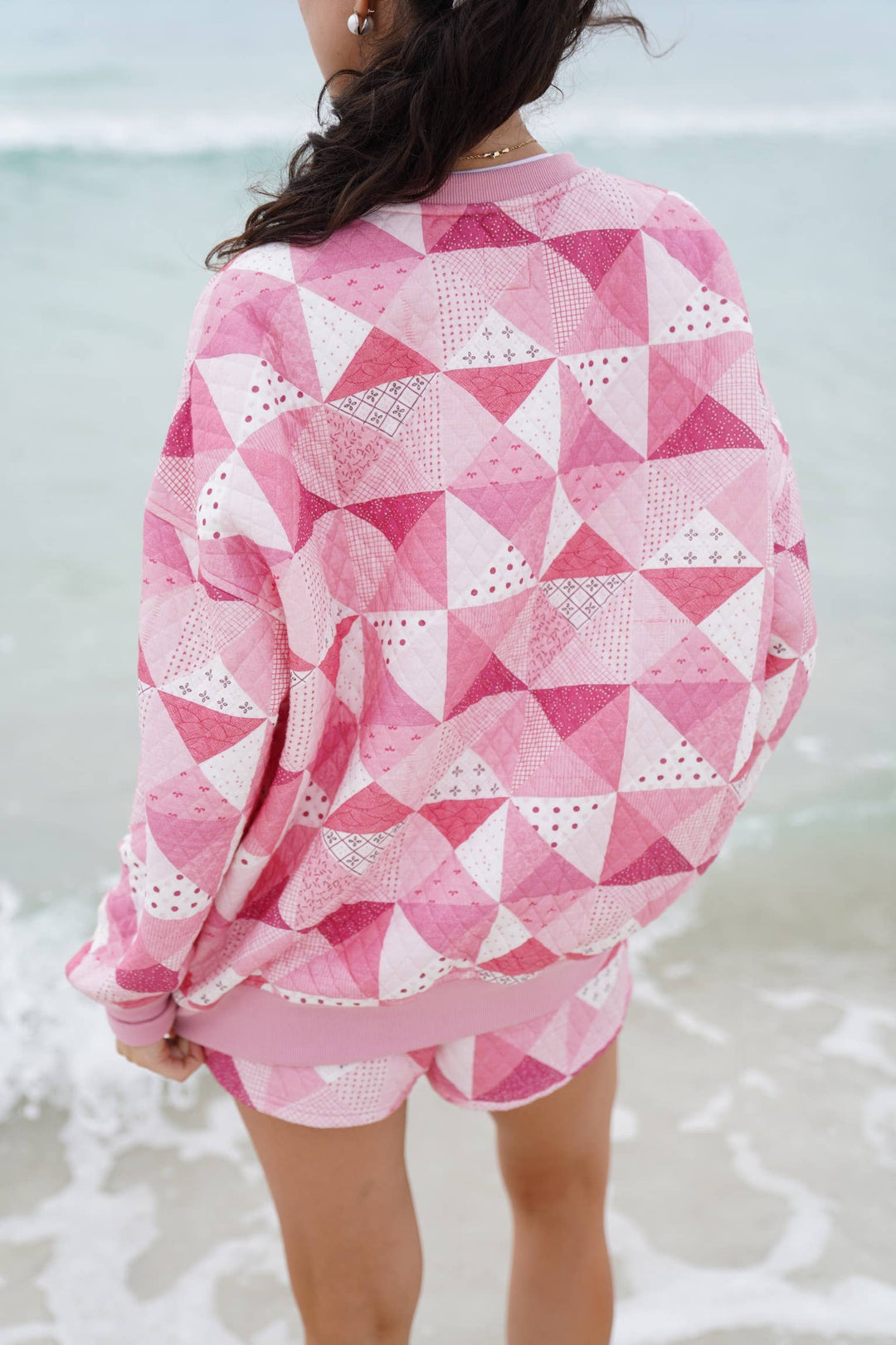Quilted Gemma Patchwork Sweatshirt