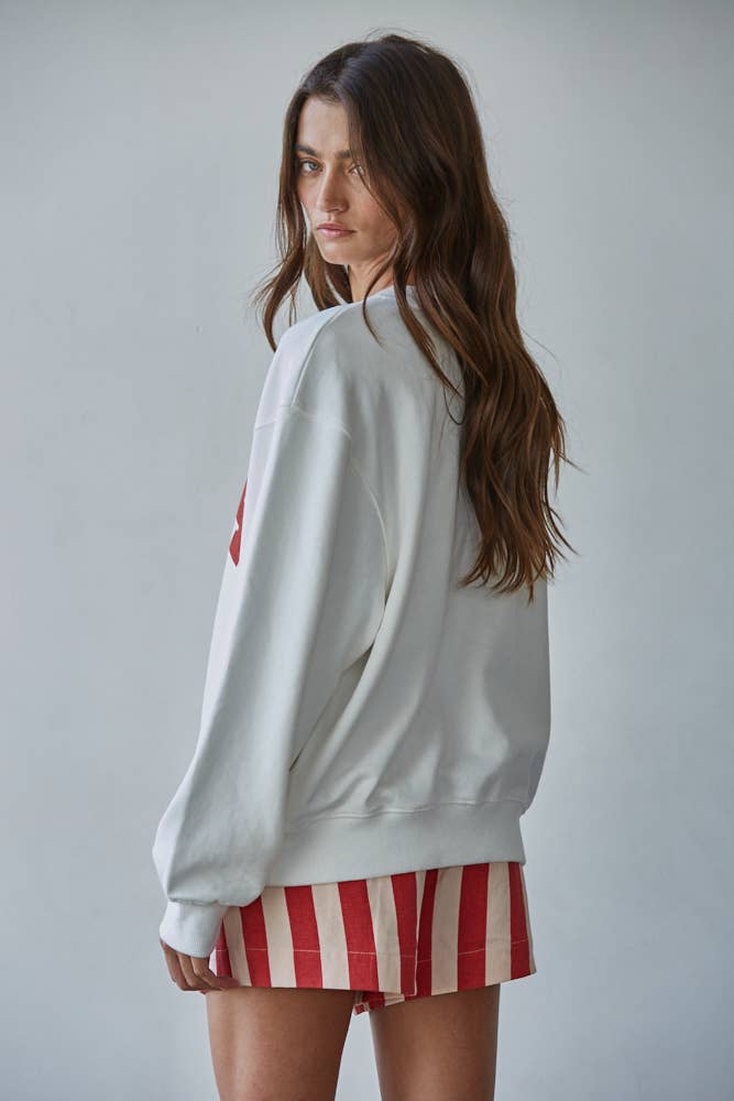 USA! USA! Oversized Pullover