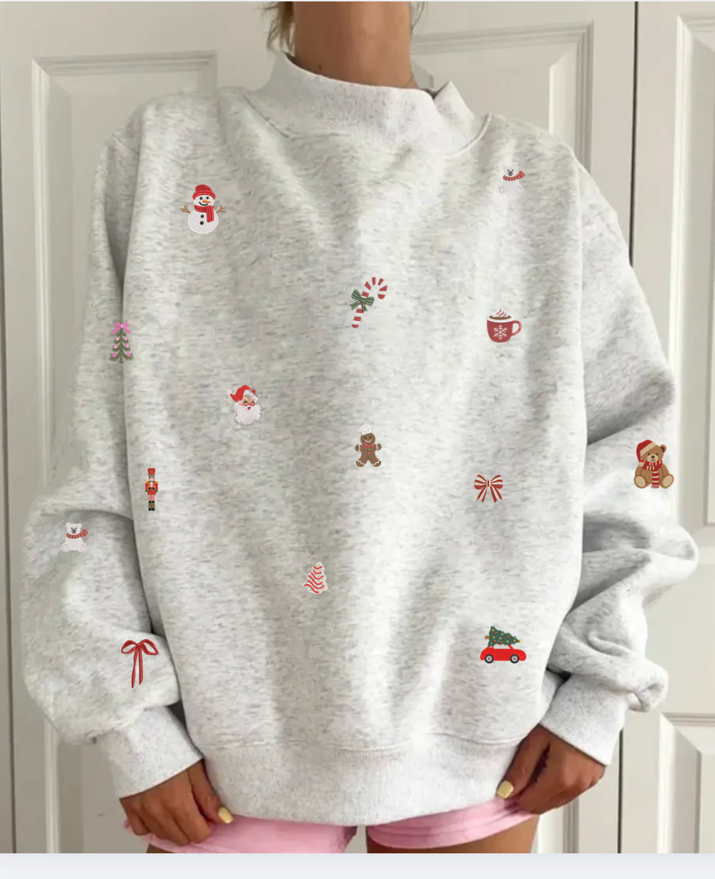 Christmas Mockneck Sweatshirt