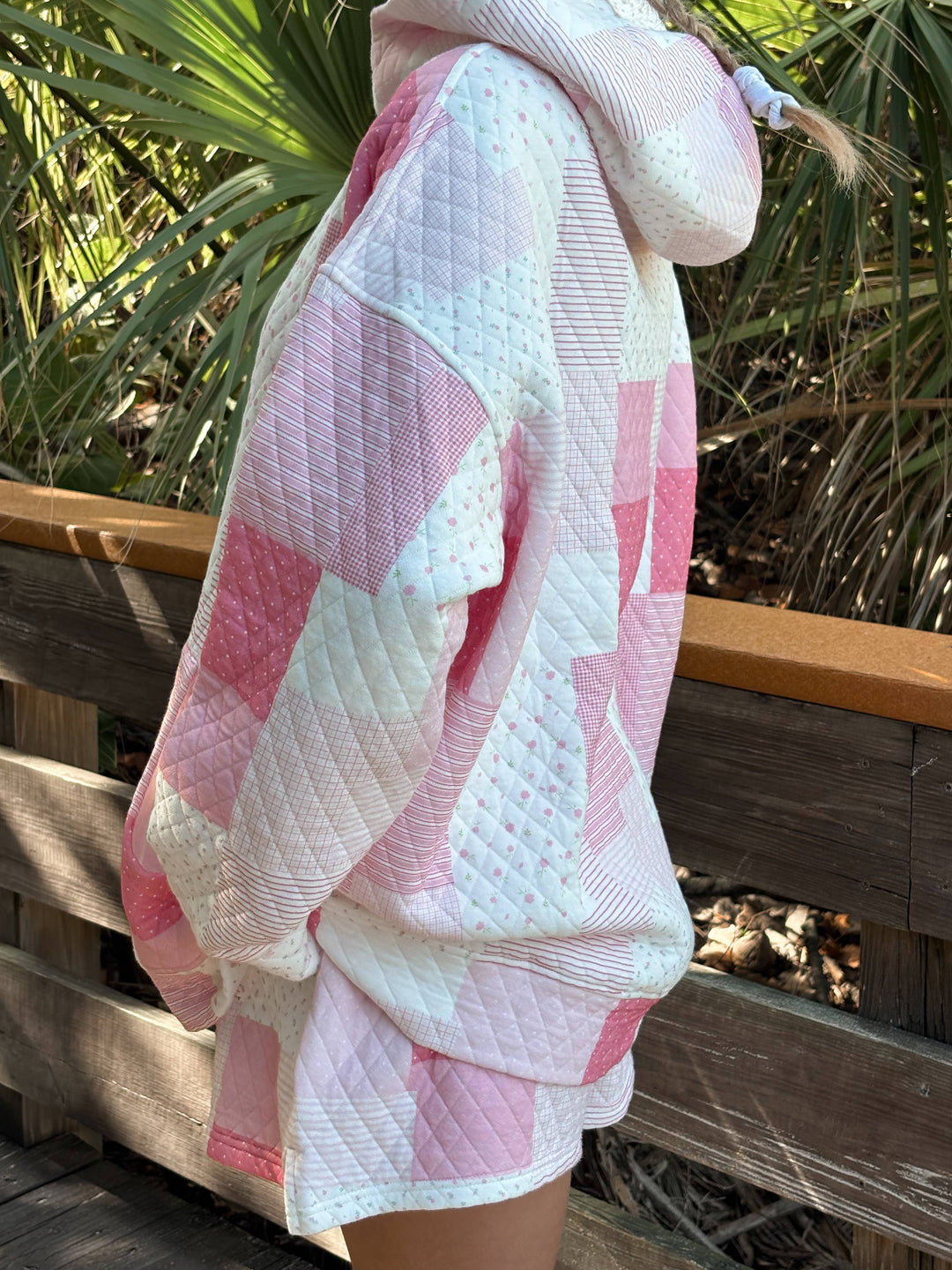 Quilted Margo Patchwork Hoodie