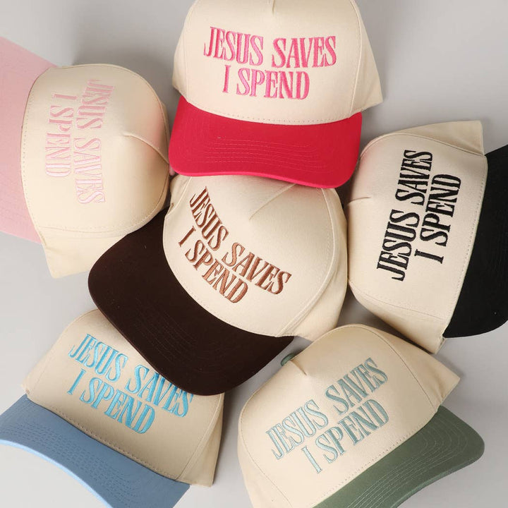 Jesus Saves, I Spend Hat
