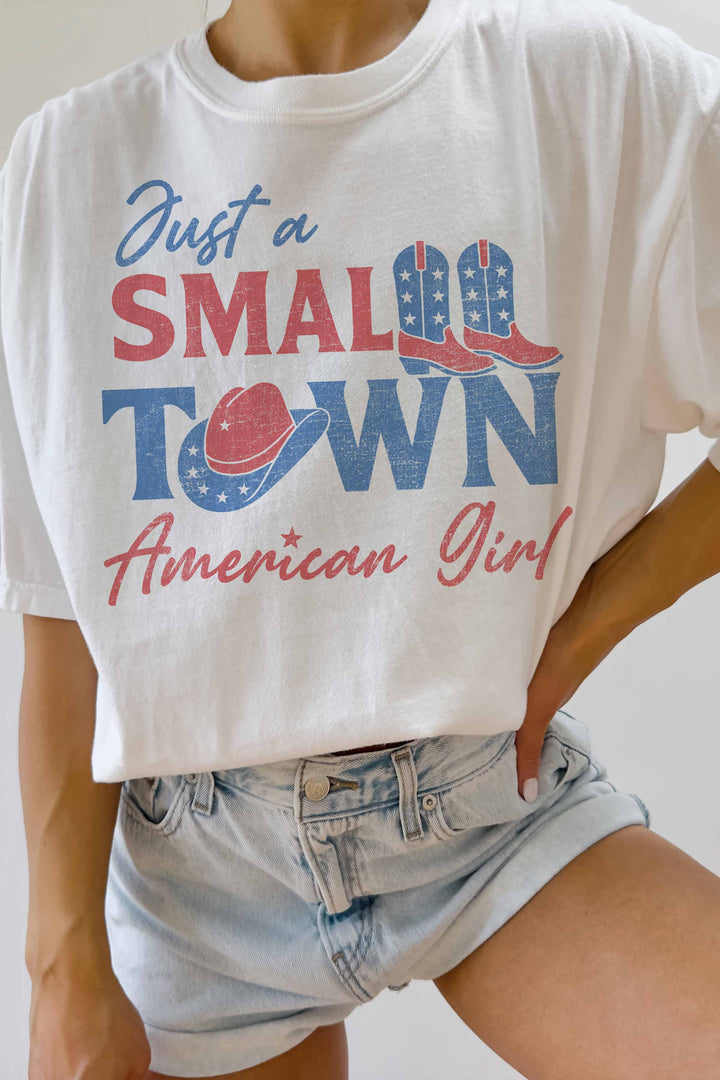 Small Town American Girl Oversized Tee