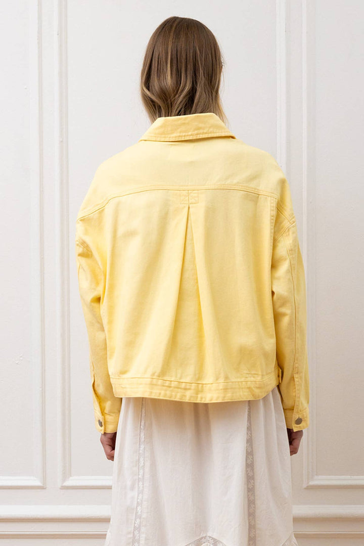 Boyfriend Jacket - Butter Yellow