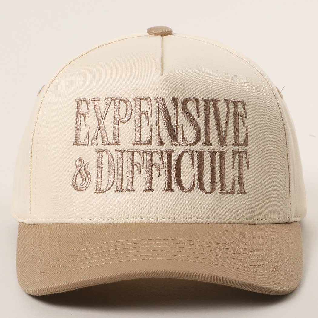 Expensive & Difficult Embroidered Hat