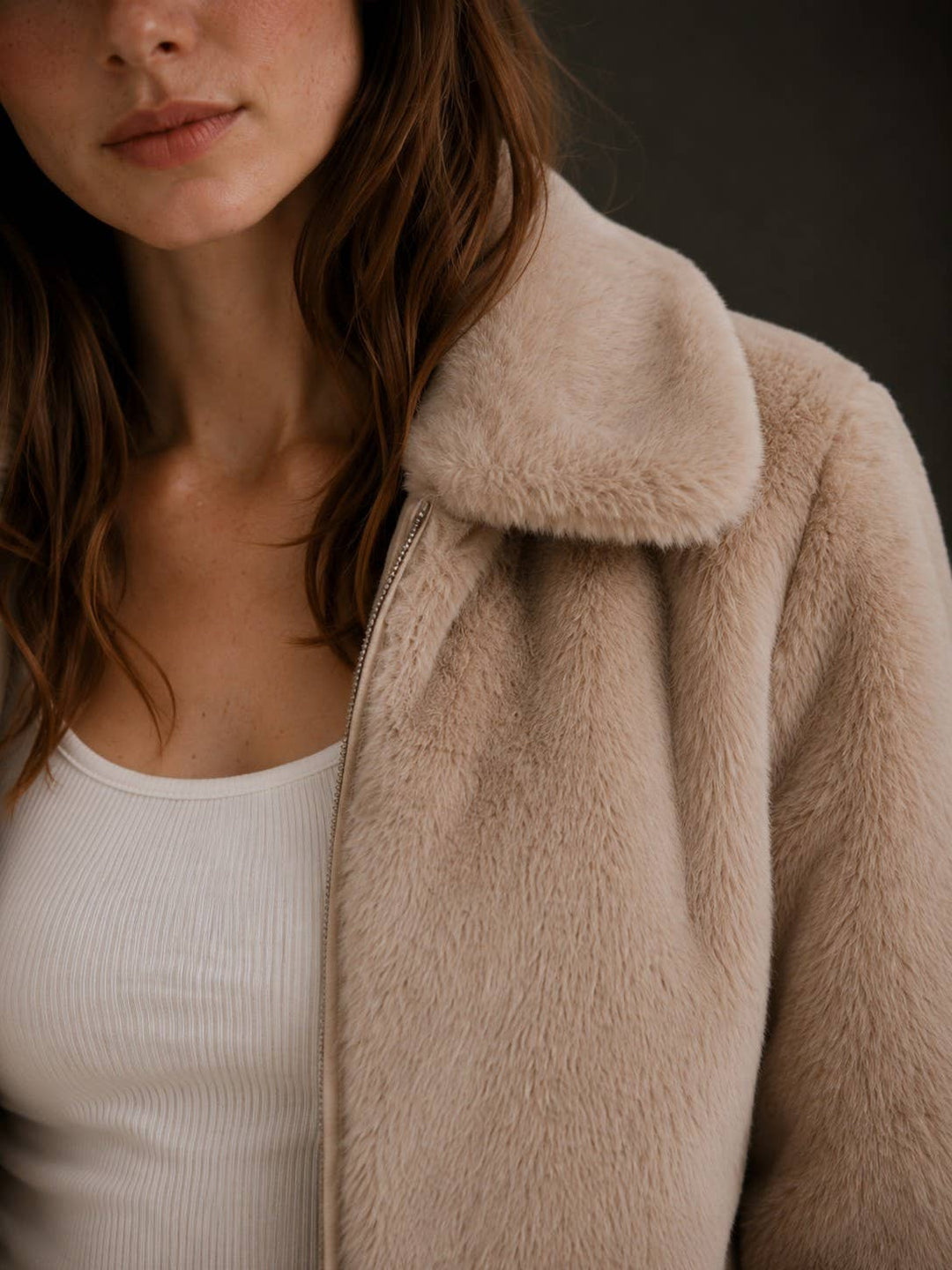Foxy Faux Fur Jacket
