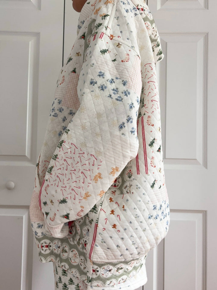 Holiday Quilted Hoodie