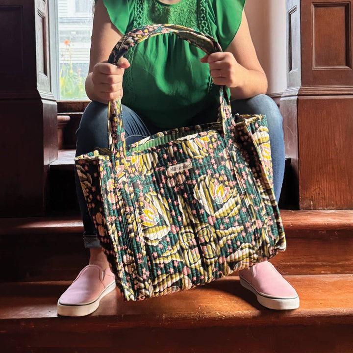 Betty Quilted Bandana Tote
