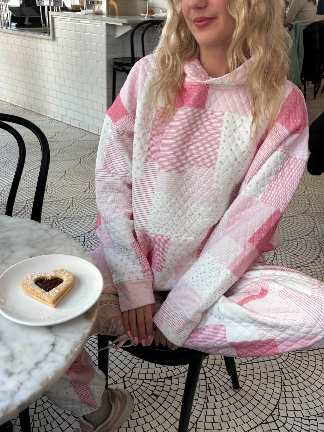 Quilted Margo Patchwork Hoodie