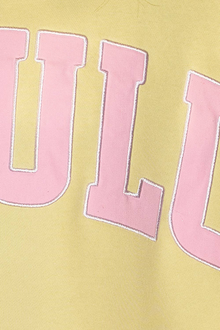 Delulu Embroidered Mockneck Sweatshirt