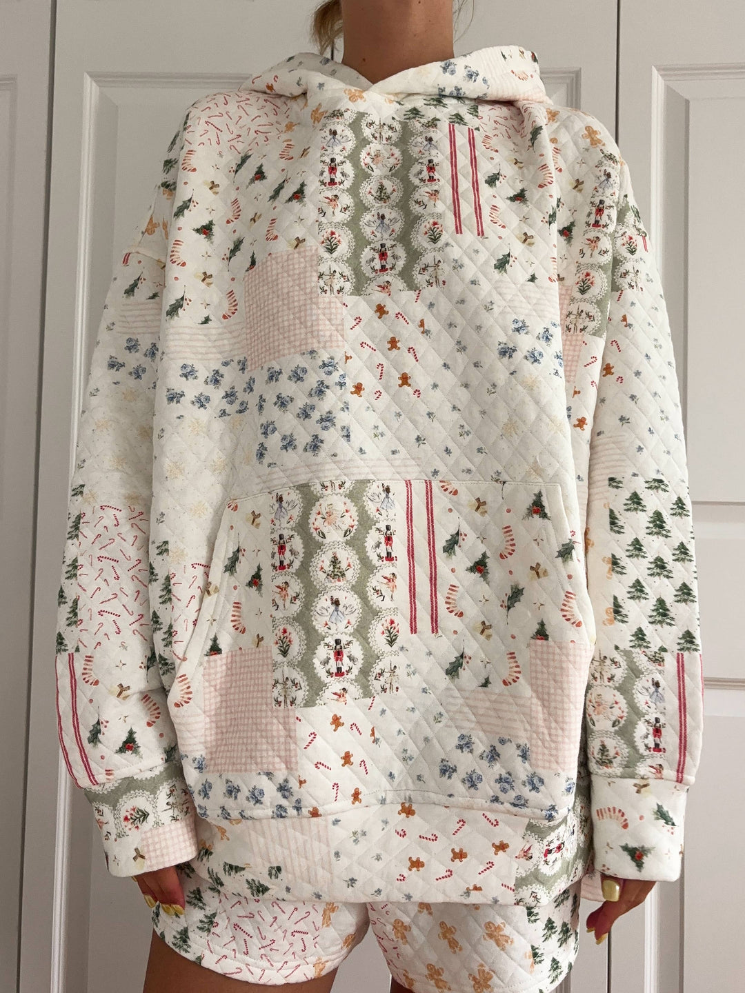 Holiday Quilted Hoodie