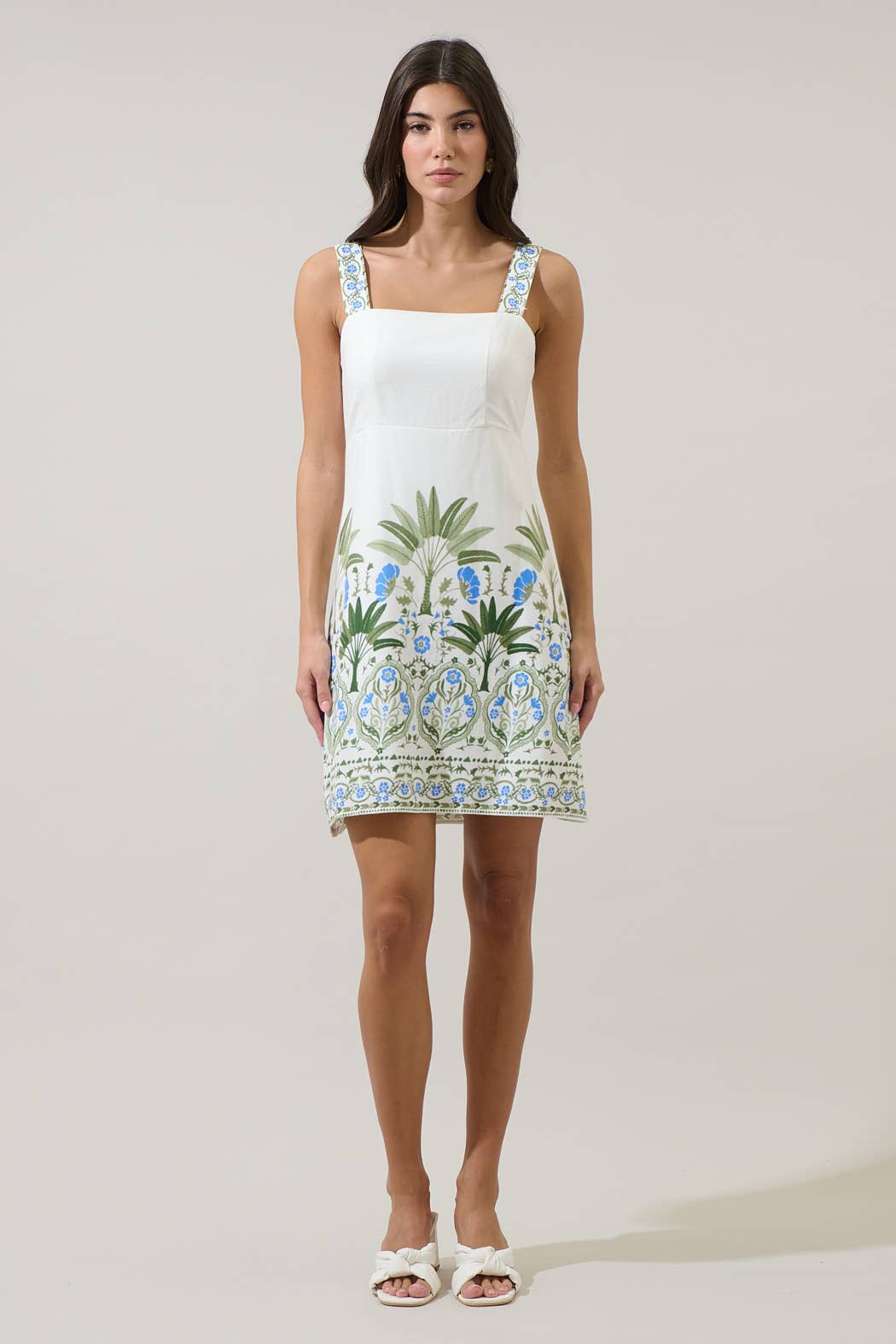 Bali Floral Mini Dress: