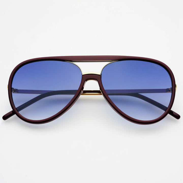 FREYRS Eyewear - Shay (NEW) Unisex Aviator Sunglasses: Burgundy