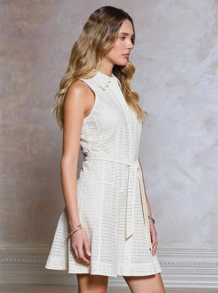 Tori Cotton Eyelet Mini Dress