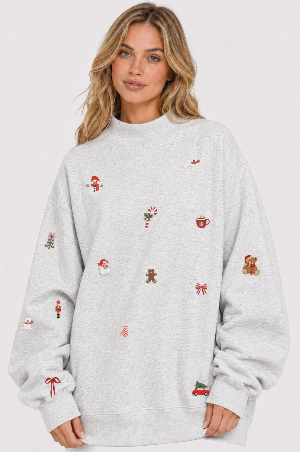Christmas Mockneck Sweatshirt
