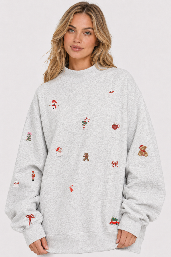 Christmas Mockneck Sweatshirt