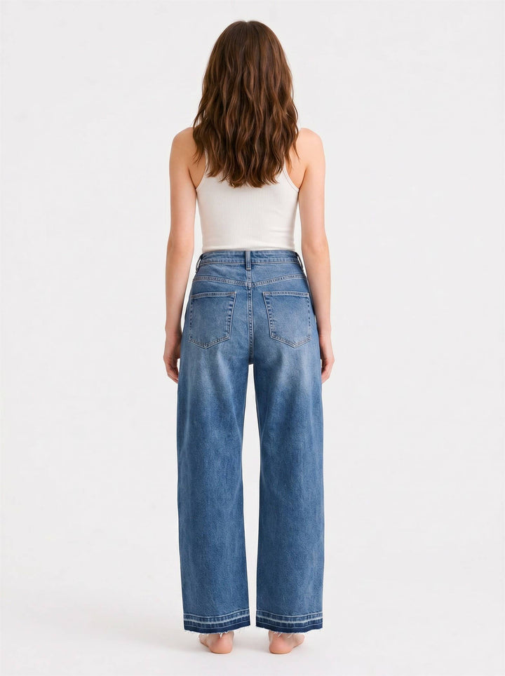Darby Barrel Leg Denim - Vintage Wash